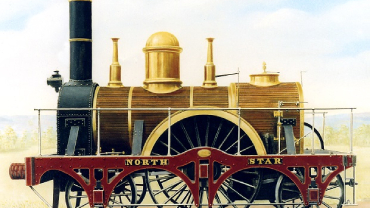 丹尼尔·古奇为GWR设计的北极星火车头
