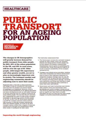 人口老化的公共交通
