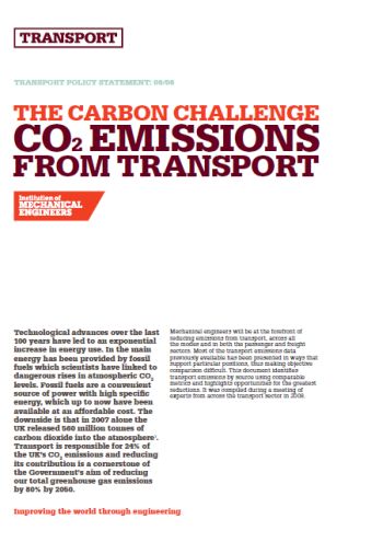 碳挑战——交通运输的二氧化碳排放拇指